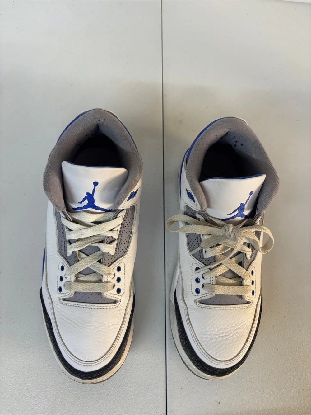 Jordan Men’s Sneakers - White / Royal Blue / Black